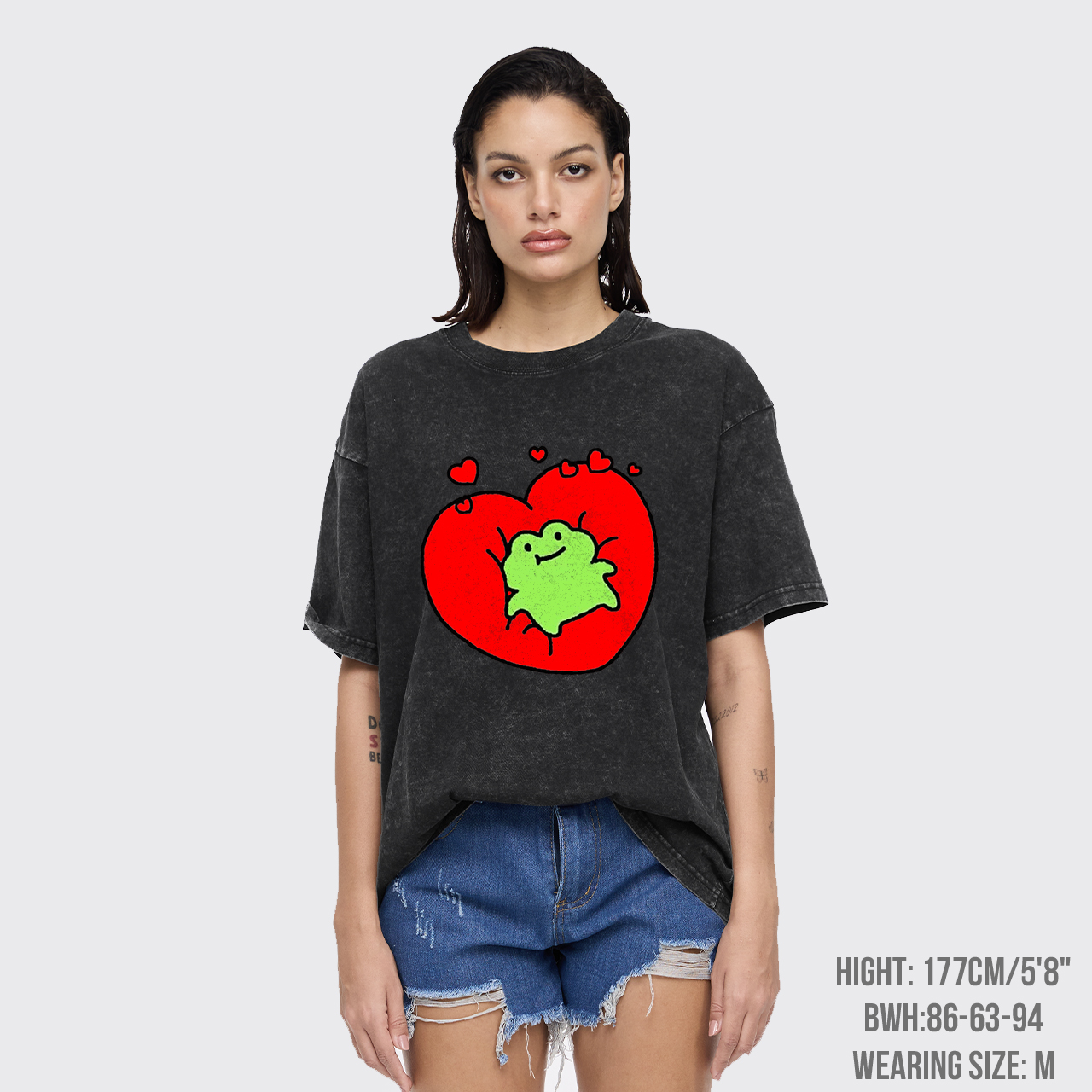 Heartbeat Frog Garment-dye Tees