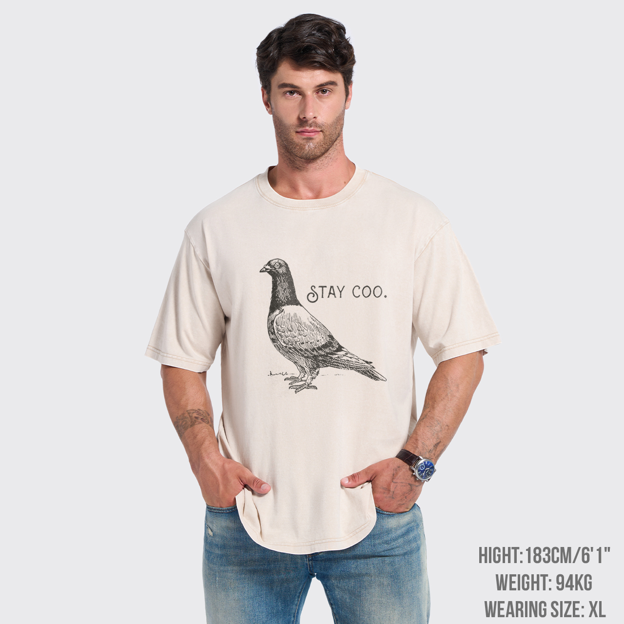 Stay Coo Bird Garment-dye Tees