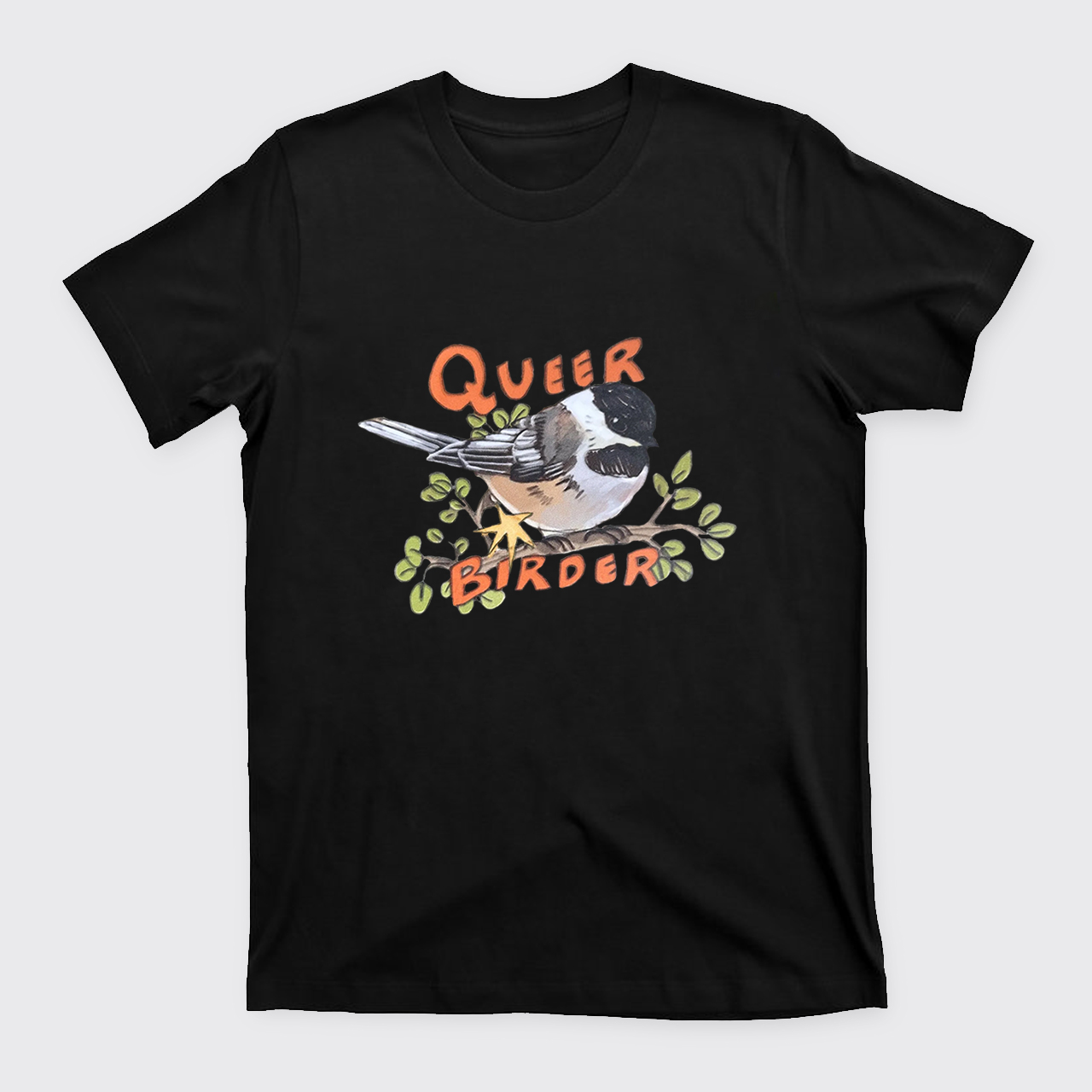 Queer Birder Chickadee T-Shirts