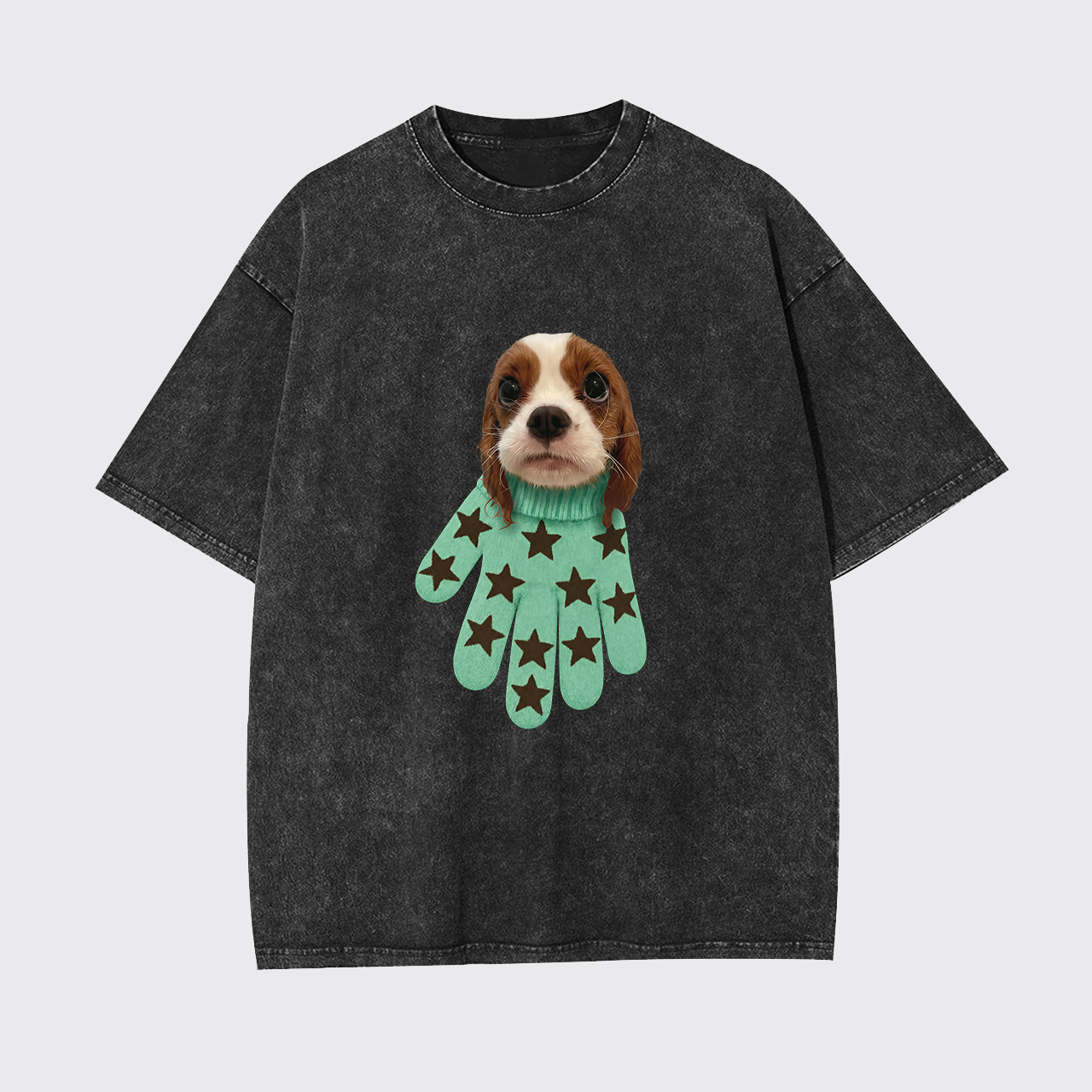 Personalized Pet in a Glove Garment-dye Tees