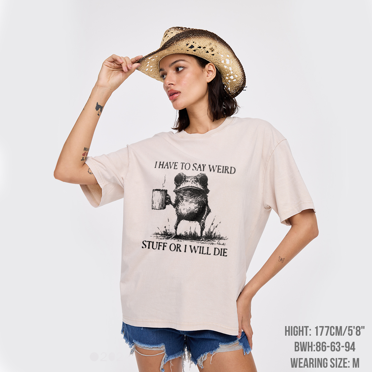 I Have To Say Weird Stuff Or I Will Die Garment-dye Tees