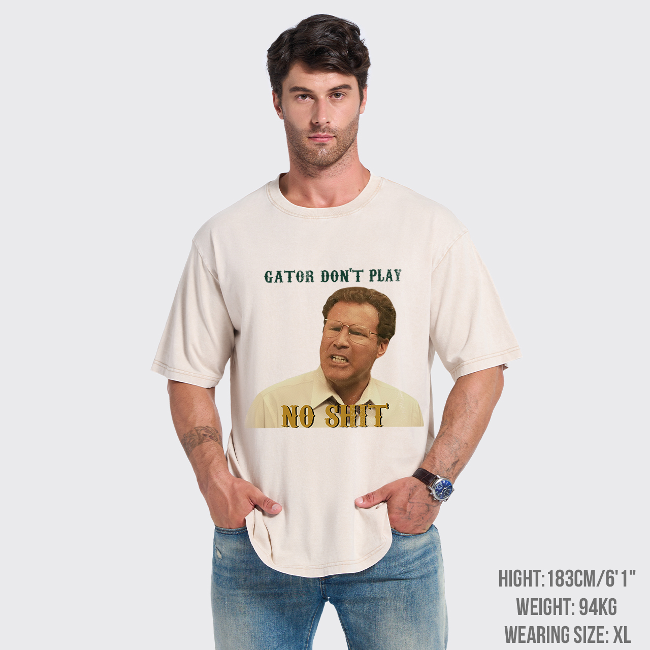 Retro Movie Quote 80s Style Garment-dye Tees