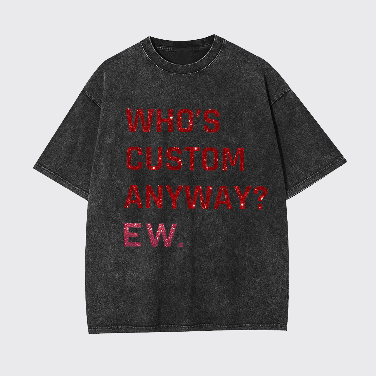 Personalised Who's Anyway Music Garment-dye Tees