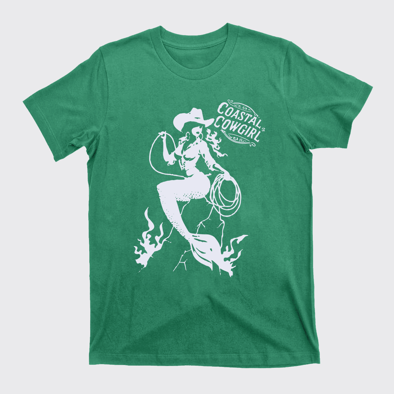 Coastal Cowgirl Mermaid T-Shirts
