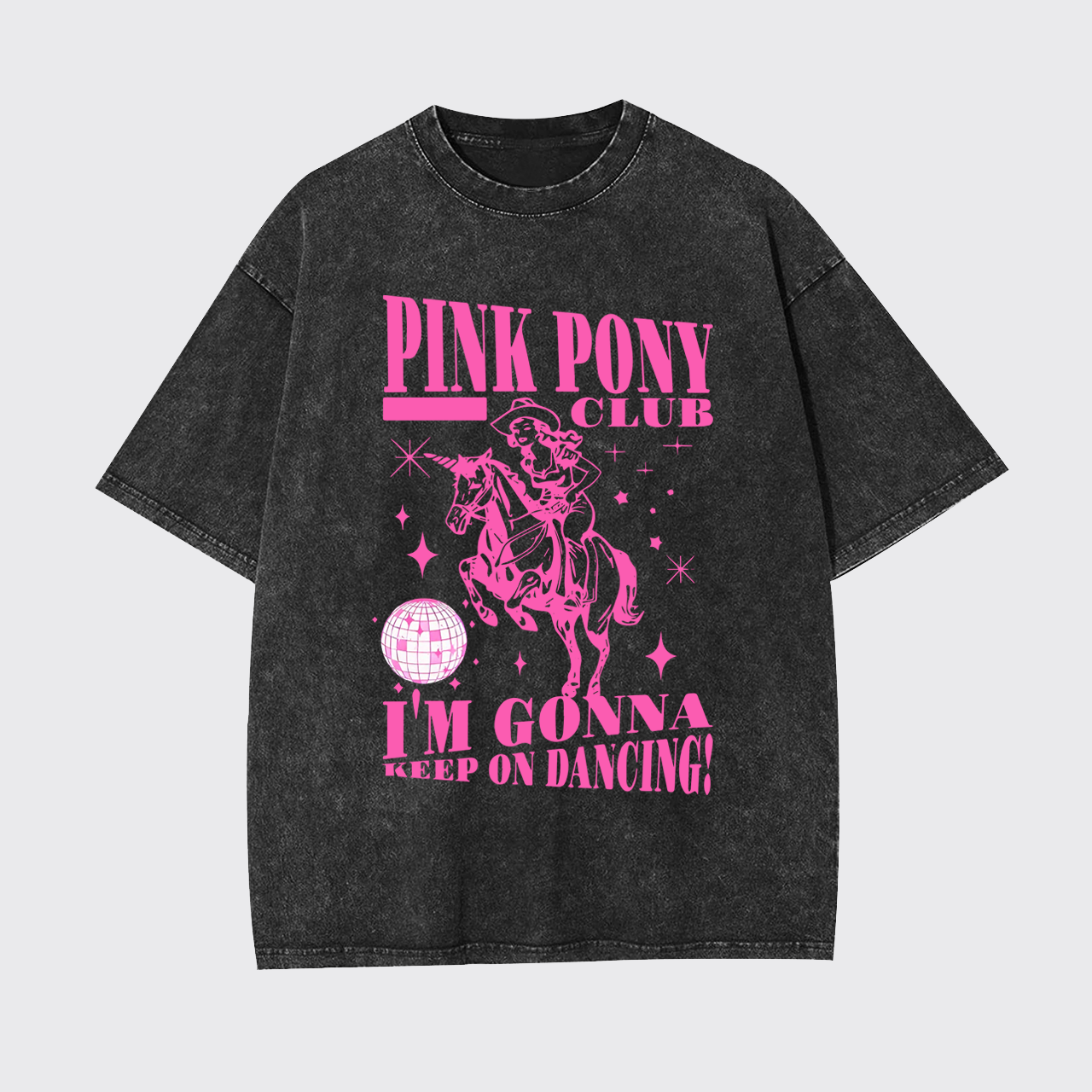 Keep On Dancing Cowgirl Garment-dye Tees