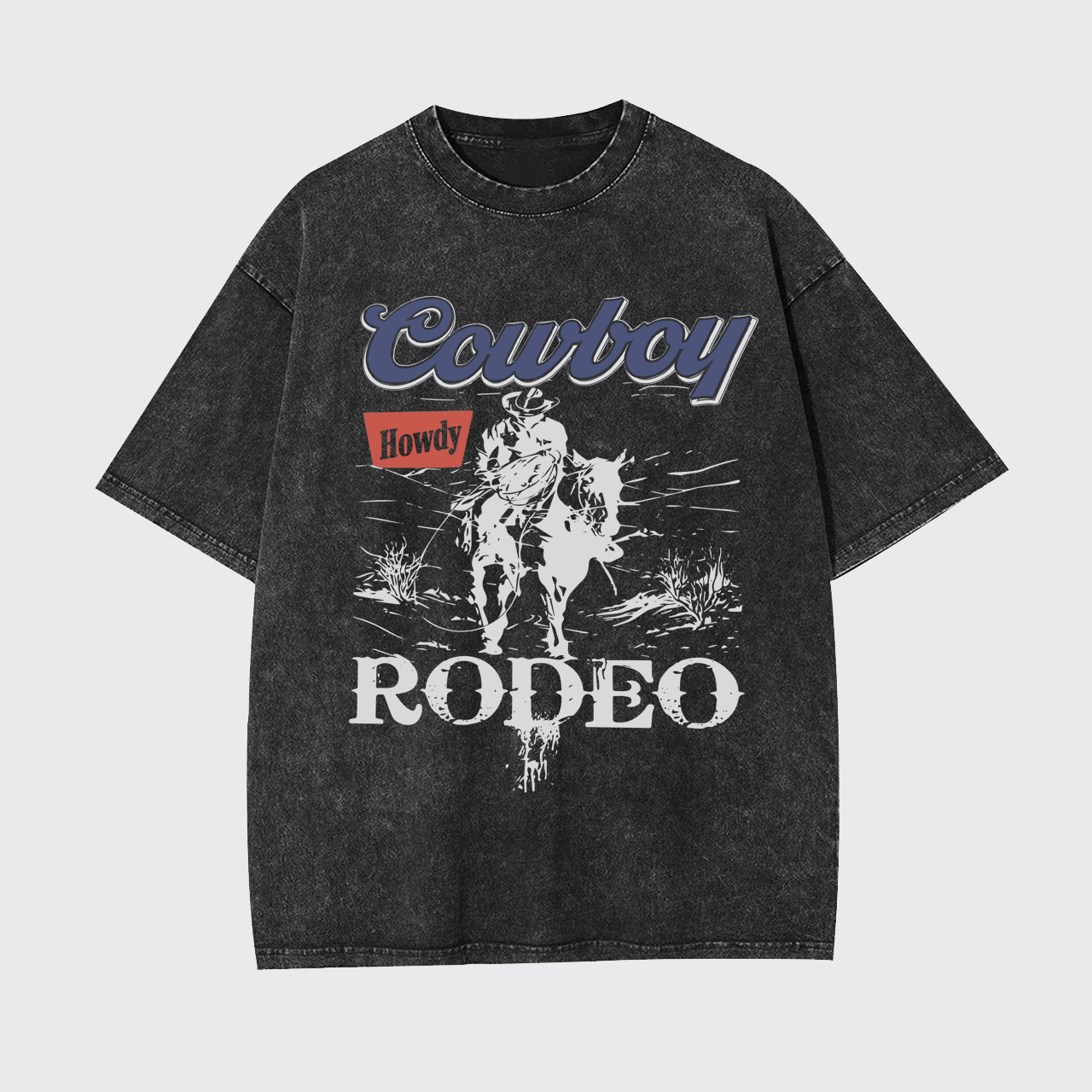Wild West Cowboy Rodeo Garment-dye Tees