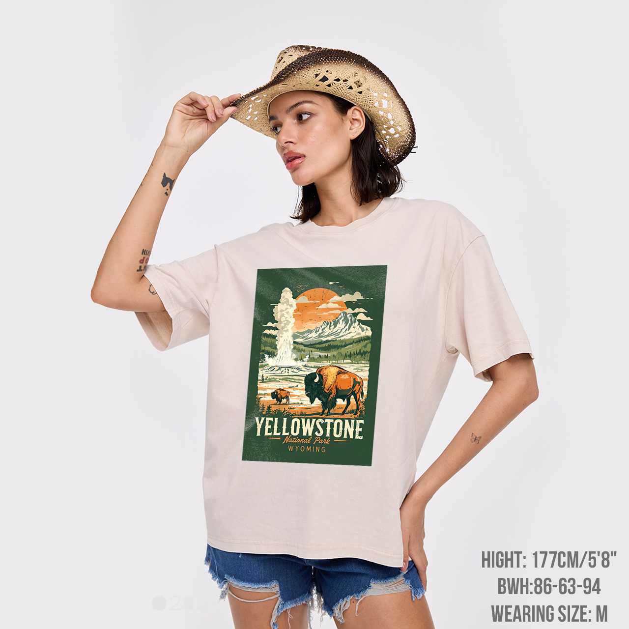 Yellowstone National Park Garment-dye Tees
