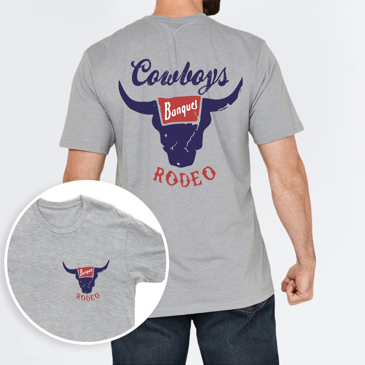 Cowboy Banquet Rodeo Retro-Inspired Tees