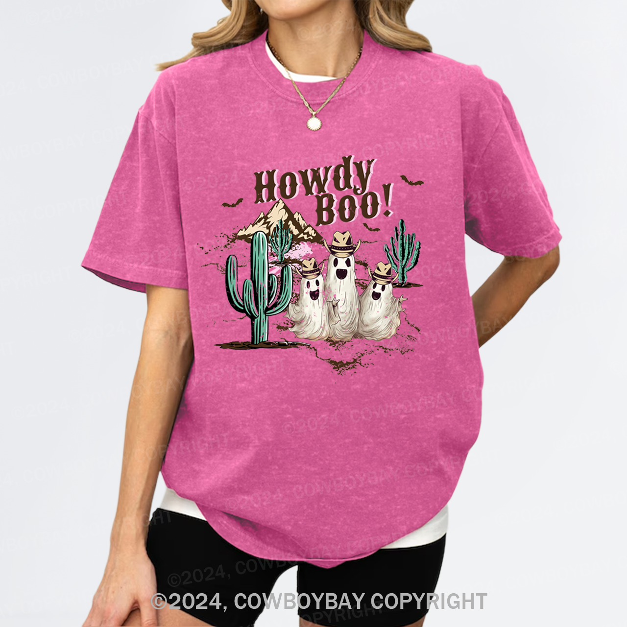 Howdy Boo Garment-dye Tees