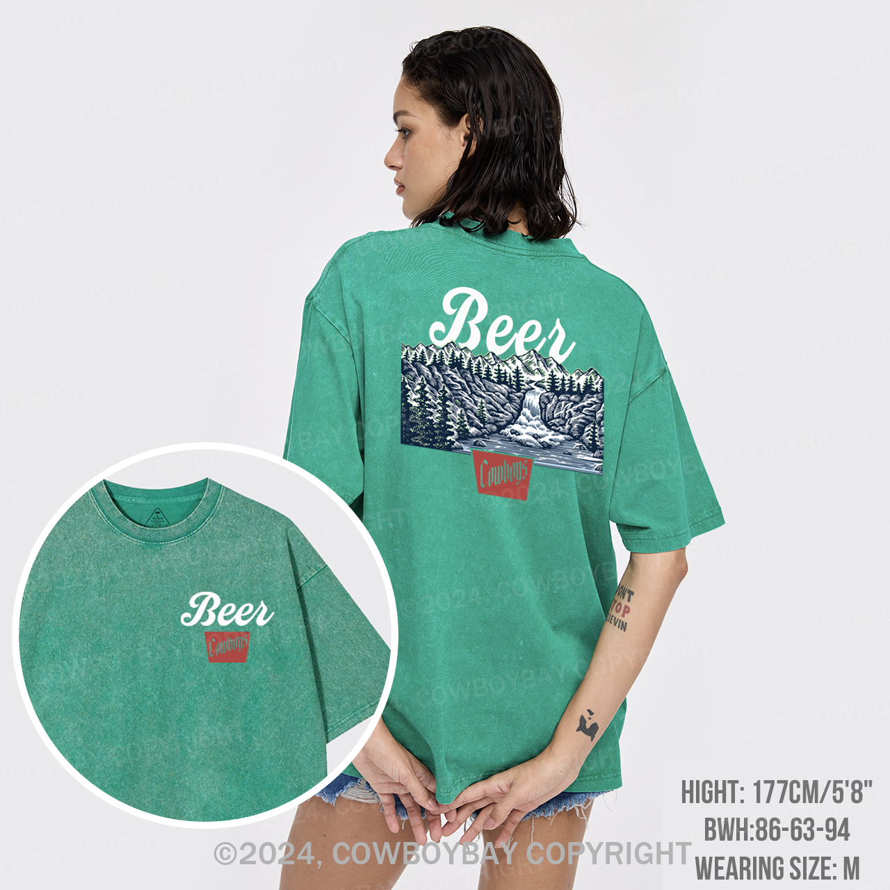 Beer Cowboys Garment-dye Tees