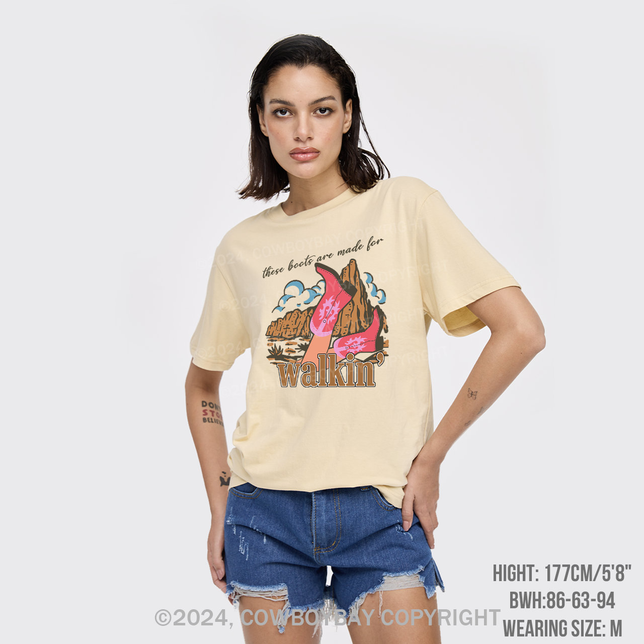 Boots Made For Walkin' Retro T-Shirts