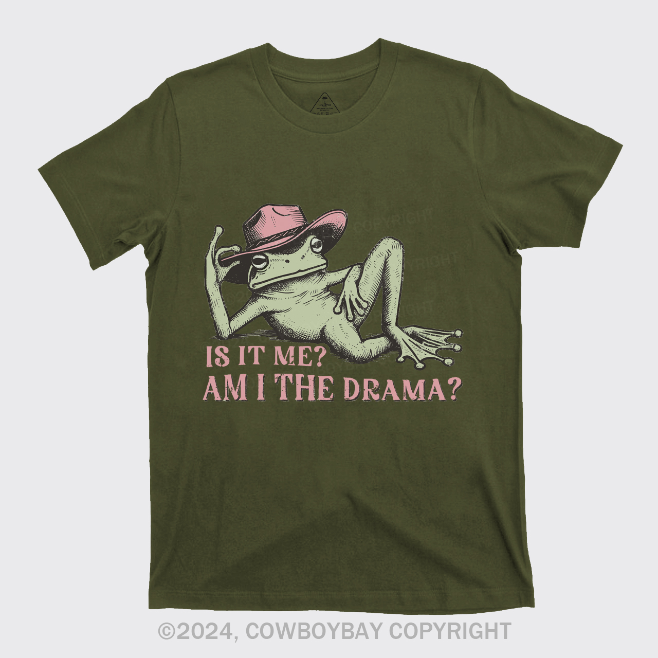 Funny Frog "Am I The Drama?" T-Shirts