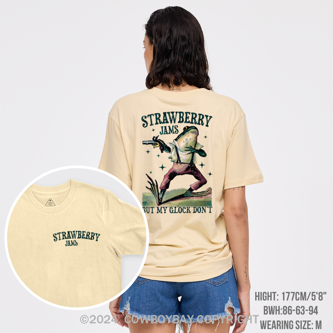 Strawberry Jams But My Glock Don't T-Shirts