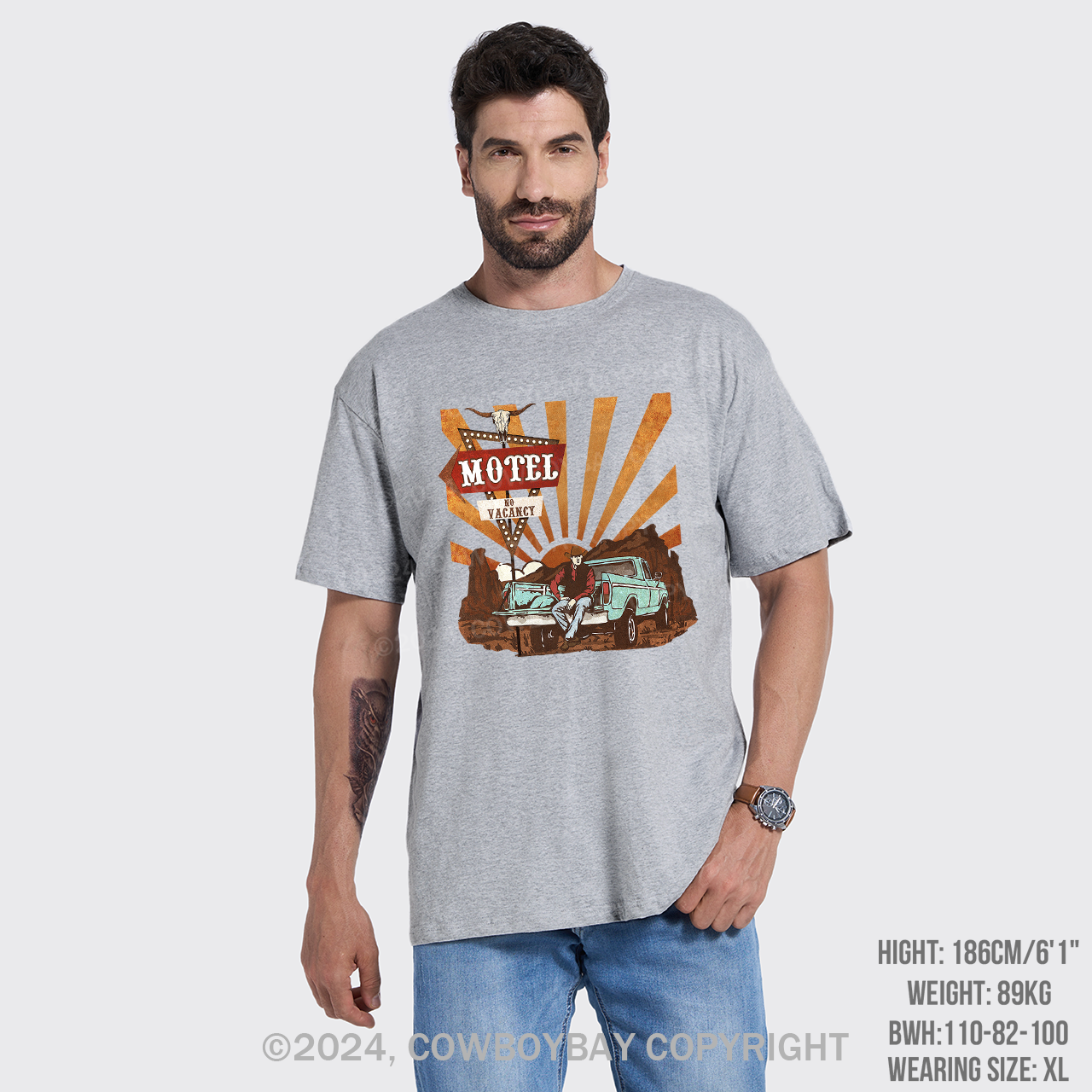 Cowboy Motel Desert Truck T-Shirts