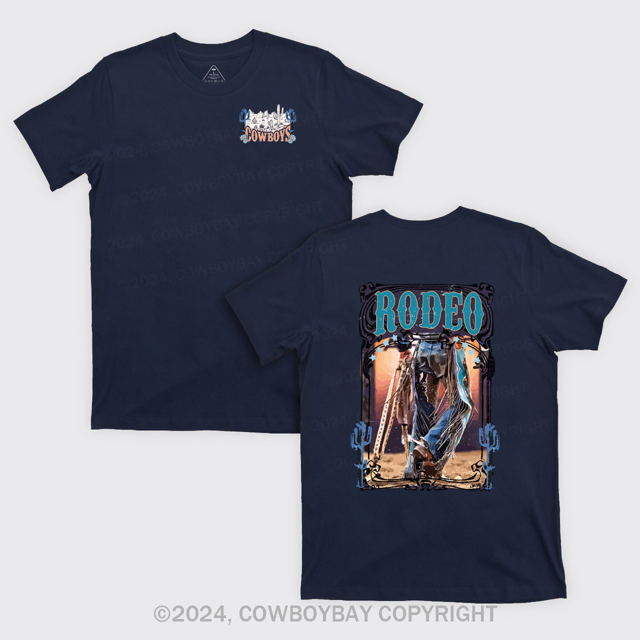 Western Rodeo Wild Cowboy T-Shirts
