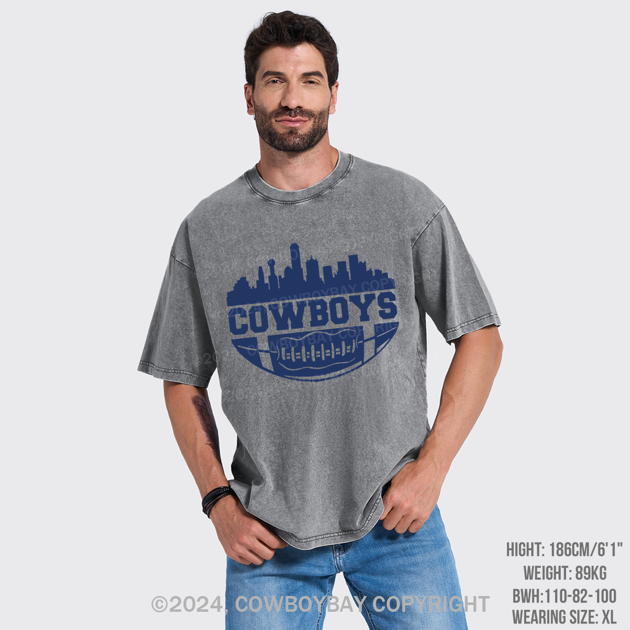 Cowboy City Garment-dye Tees