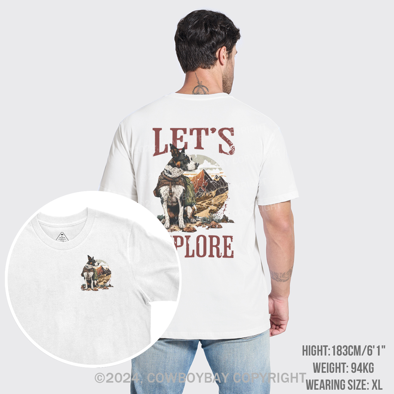 Cowboy Western Dog T-Shirts