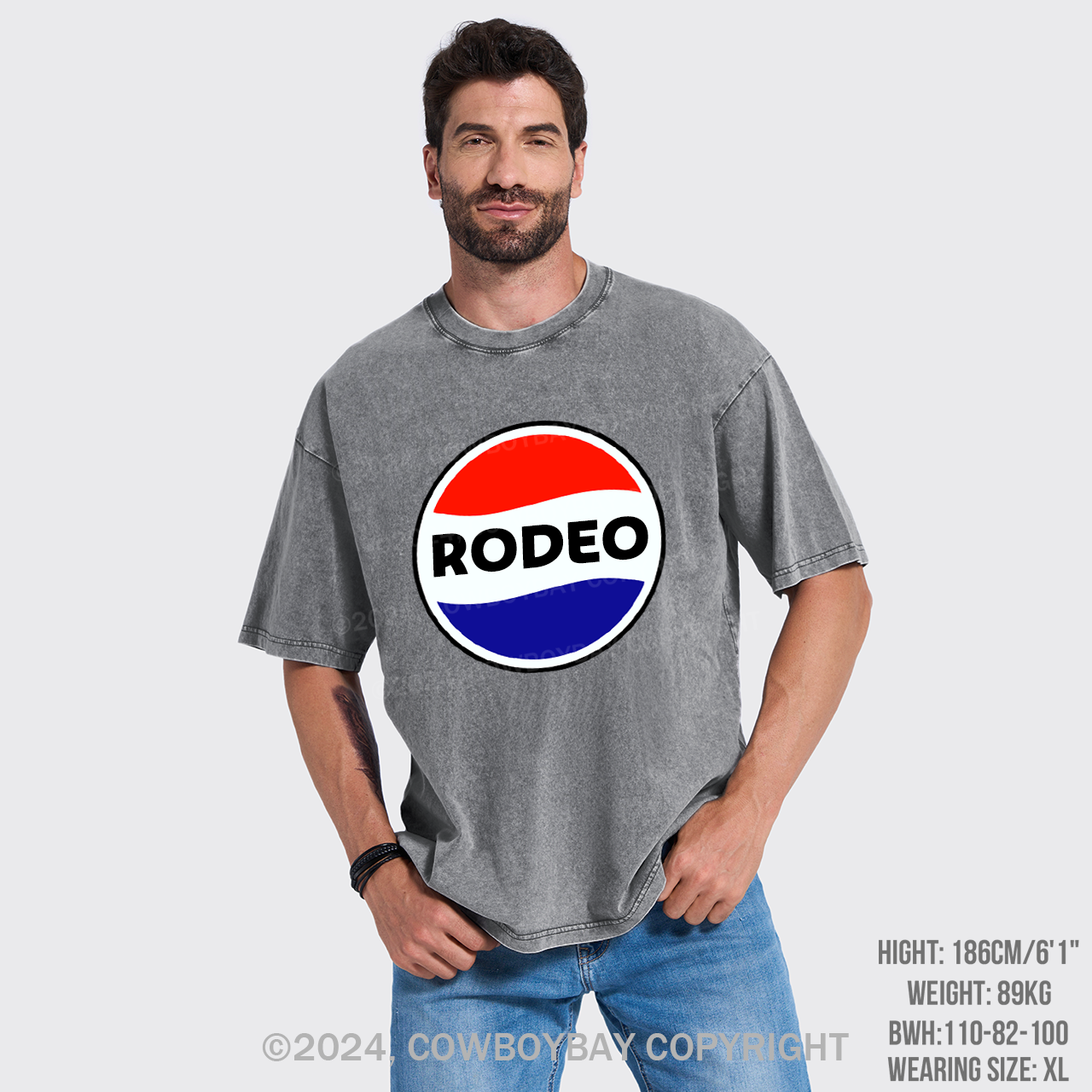 Funny Rodeo Garment-dye Tees