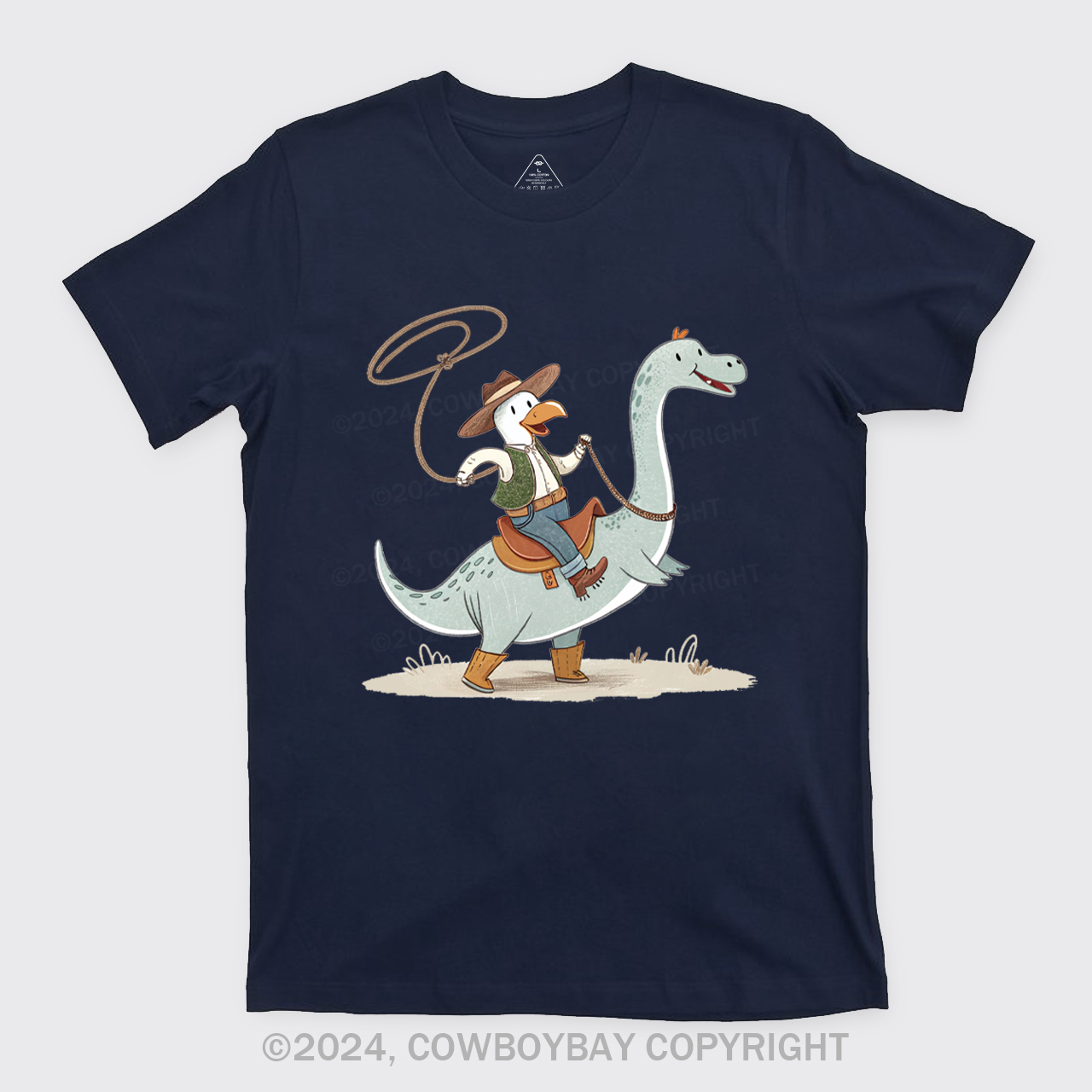 The Dinosaur Wanted To Be A Cowboy T-Shirts