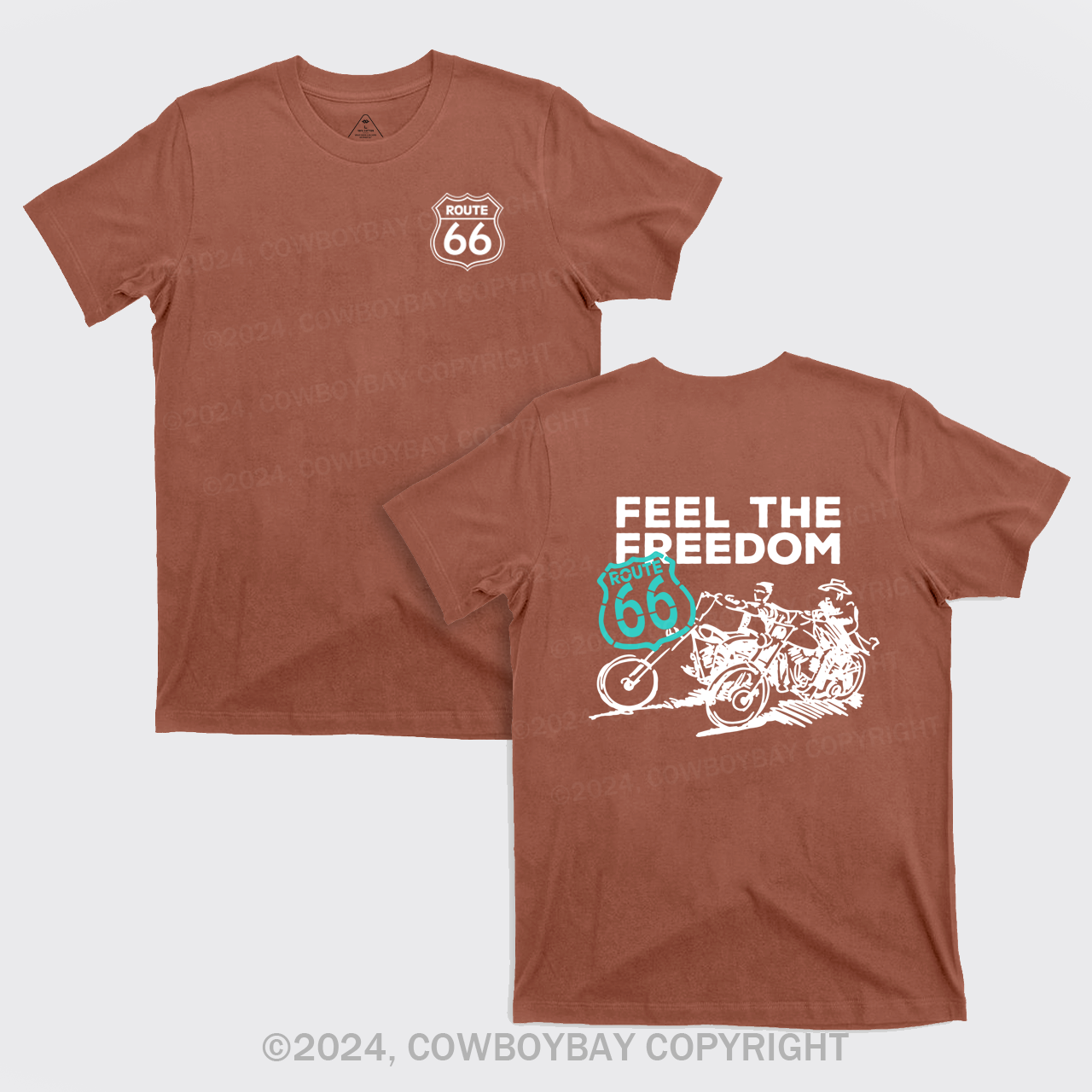 Route 66 Feel The Freedom T-Shirts