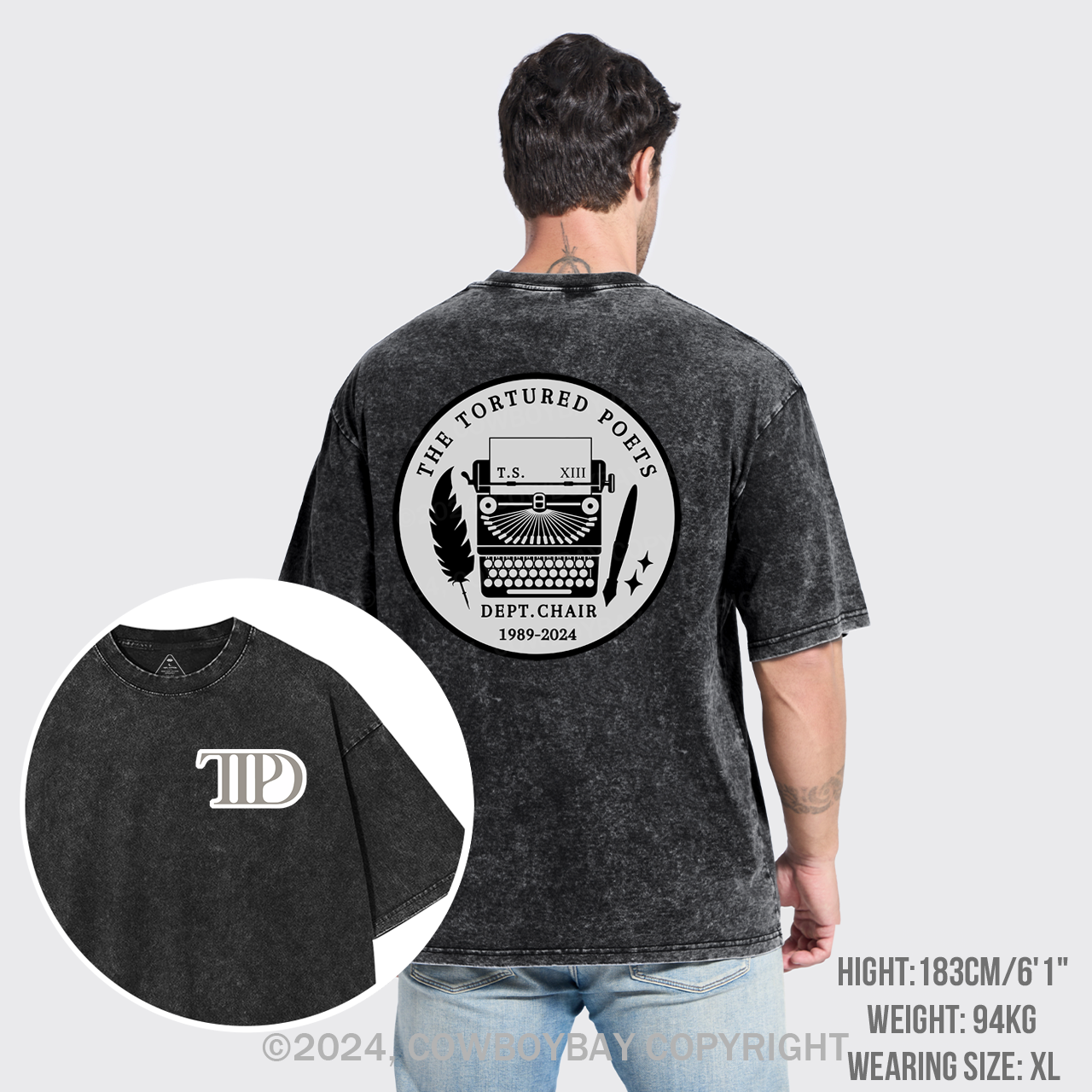 The Tortured Poets Department Garment-dye Tees