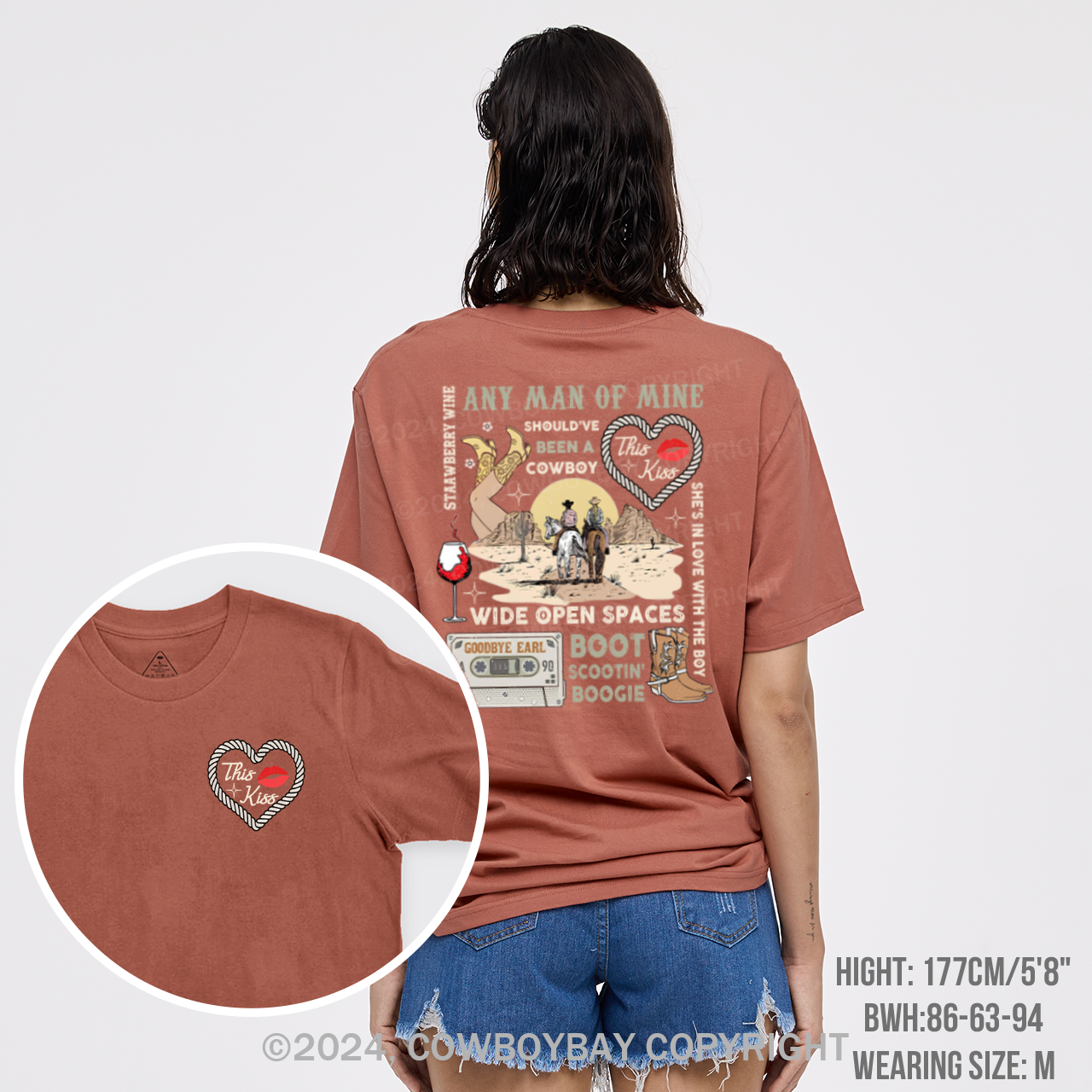 90s Country Music Any Man of Mine Valentine T-Shirts