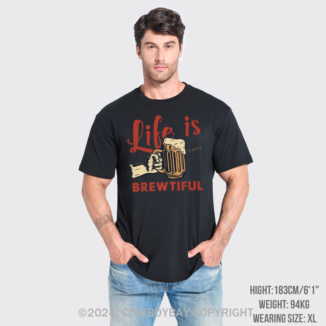 Life Is Brewtiful Beer T-Shirts