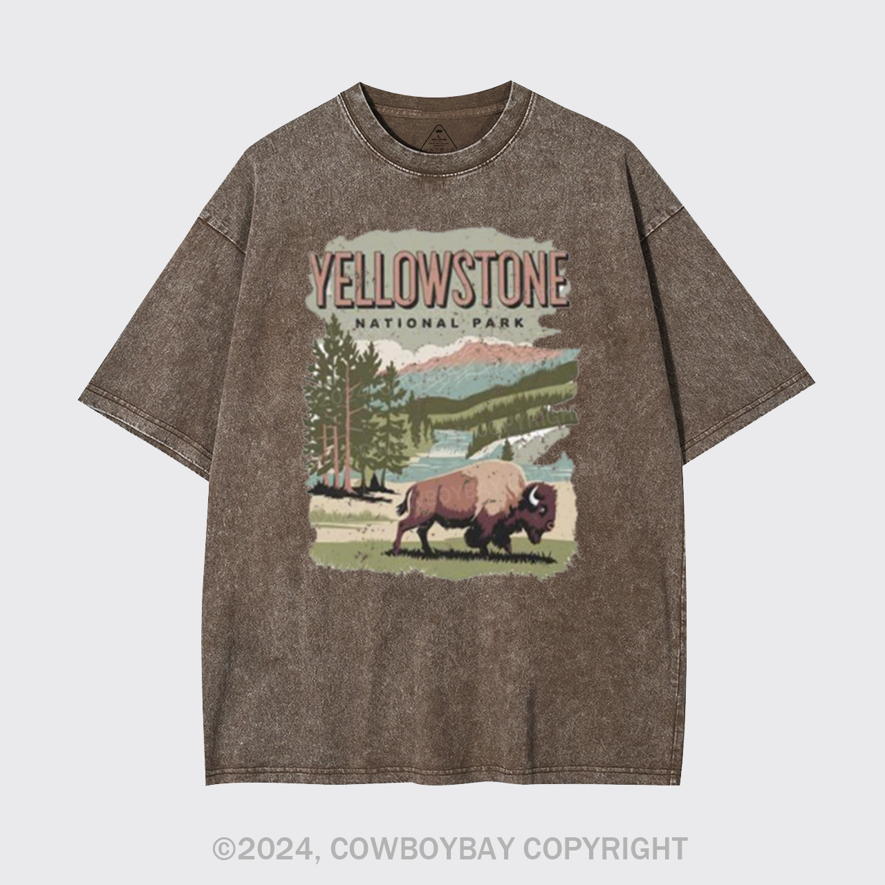 Vintage Yellowstone National Park Garment-dye Tees