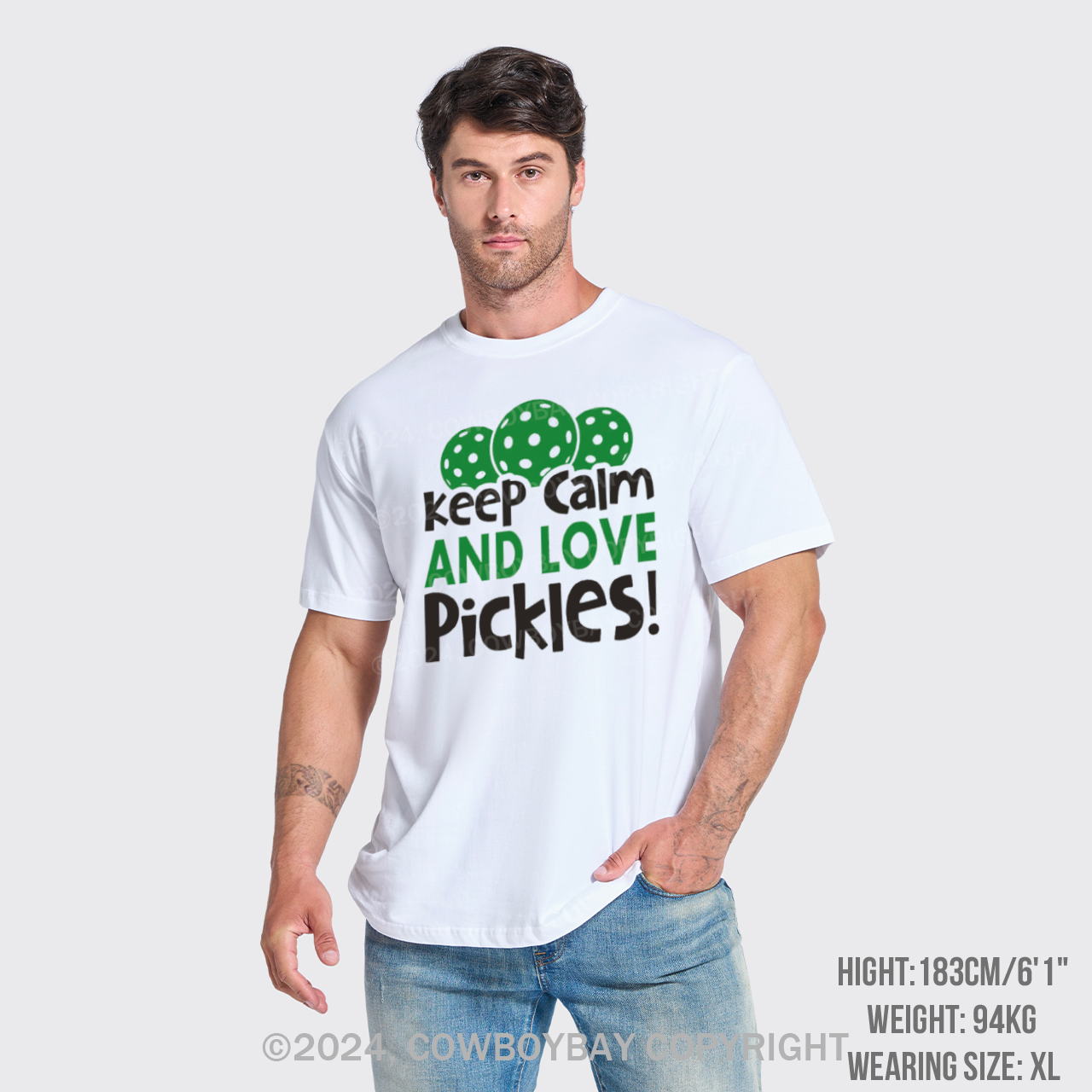 Keep Calm And Love Pickles T-Shirts