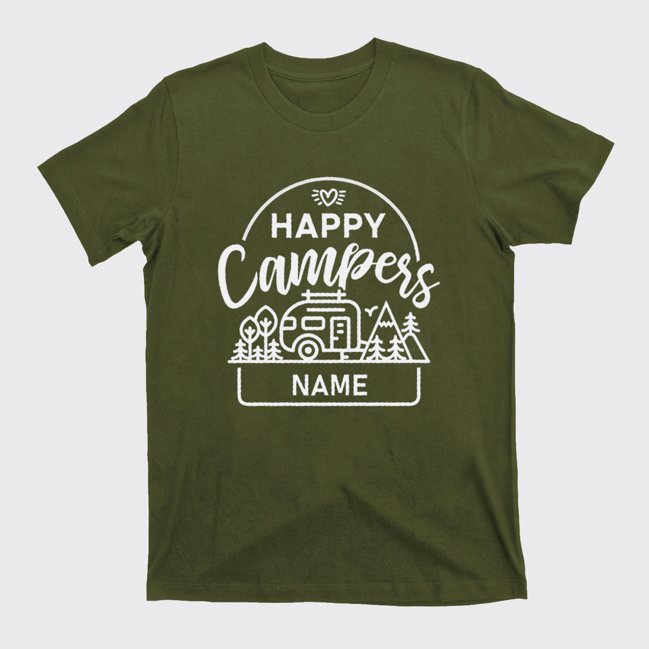 Personalized Happy Camper T-Shirts