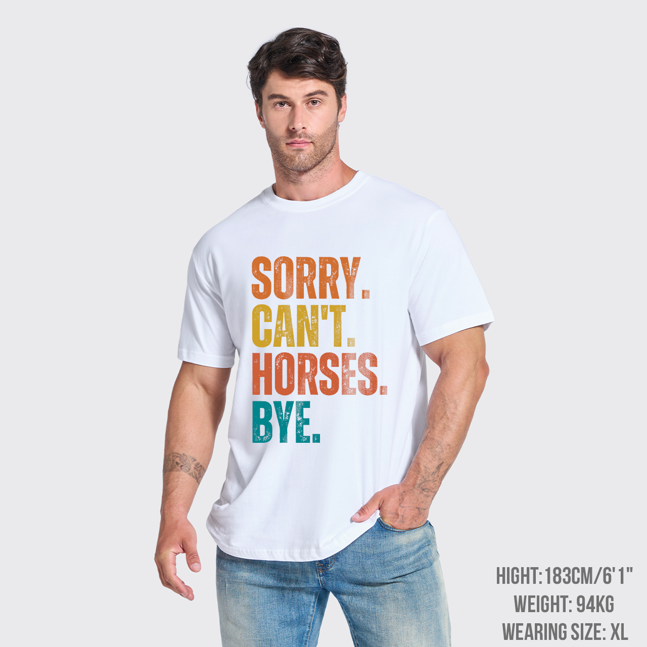 Custom Sorry Can't XXX Bye T-Shirts