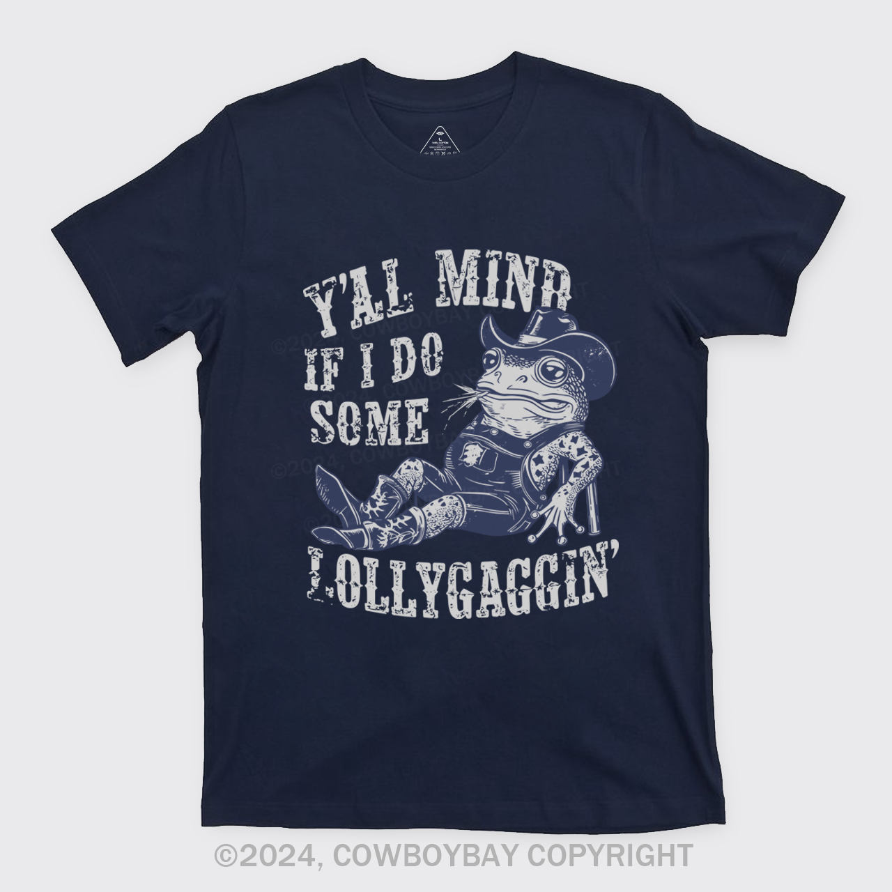 If I Do Some Lollygagging Funny Cowboy Frog T-Shirts