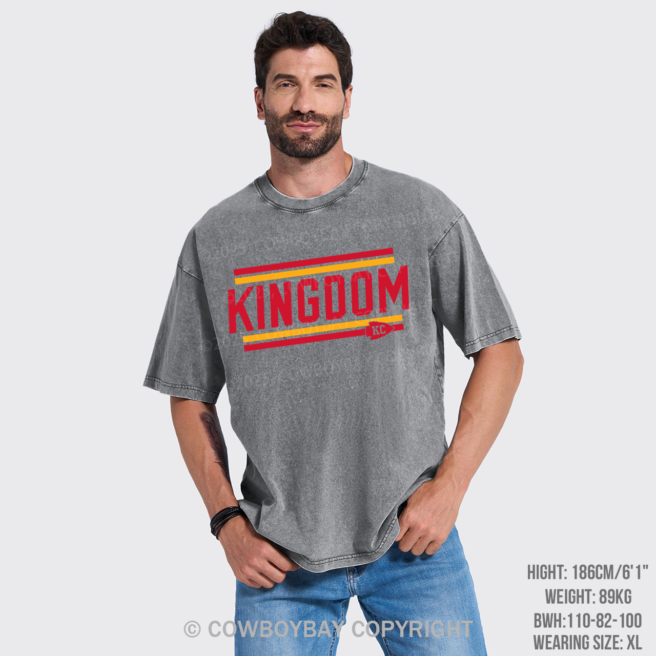 Kingdom KC Garment-dye Tees