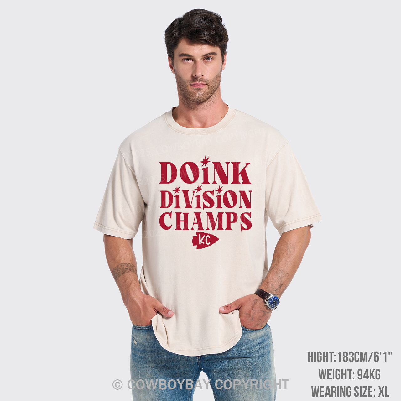Doink Division Champs Garment-dye Tees