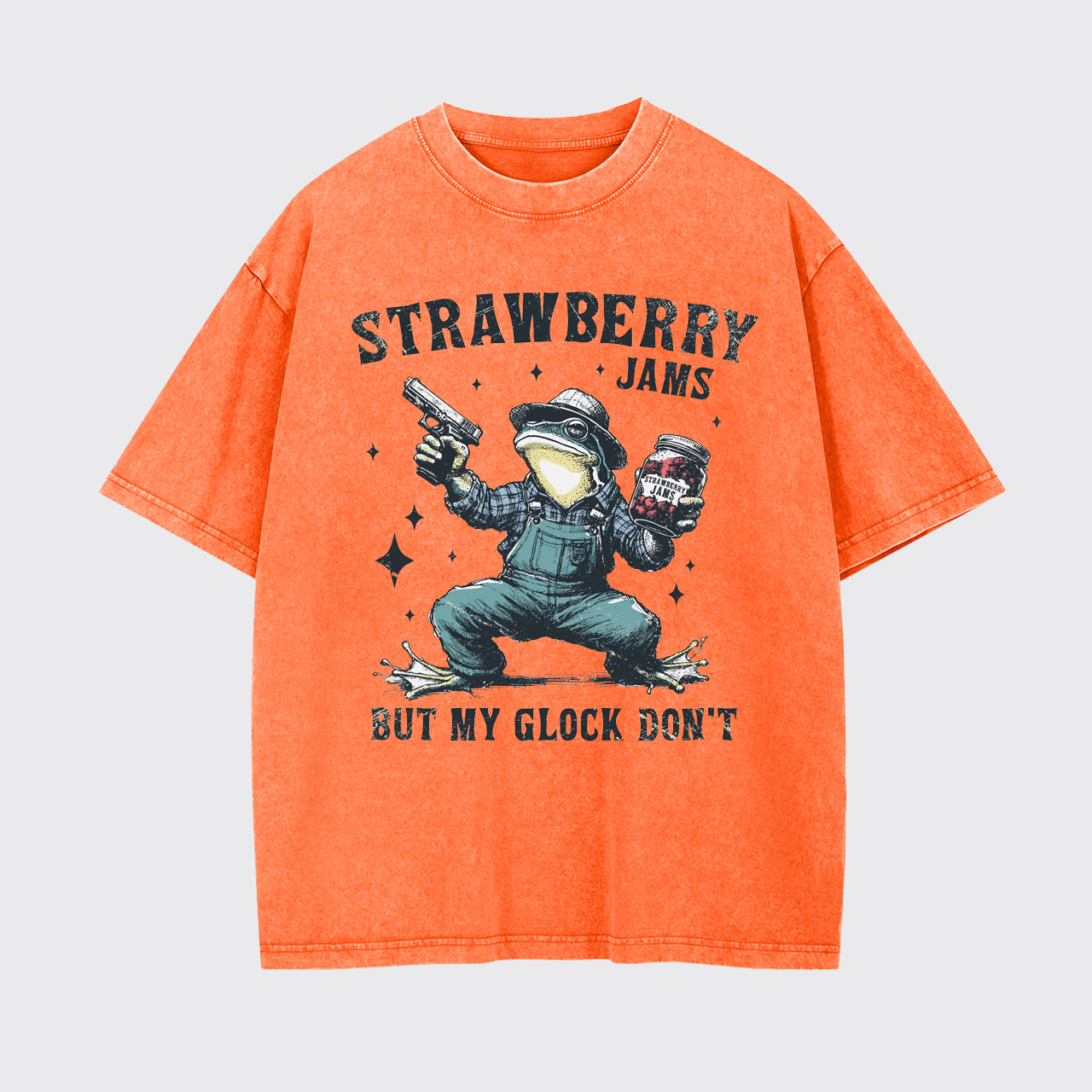 Sarcastic Strawberry Jams Garment-dye Tees