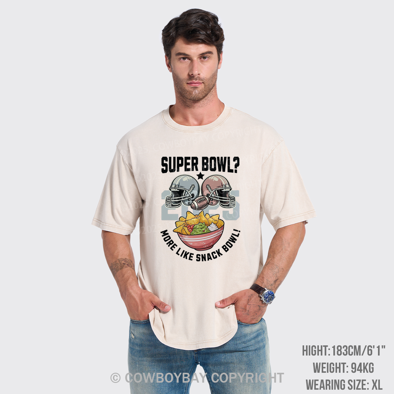 Super Bowl 2025 Garment-dye Tees