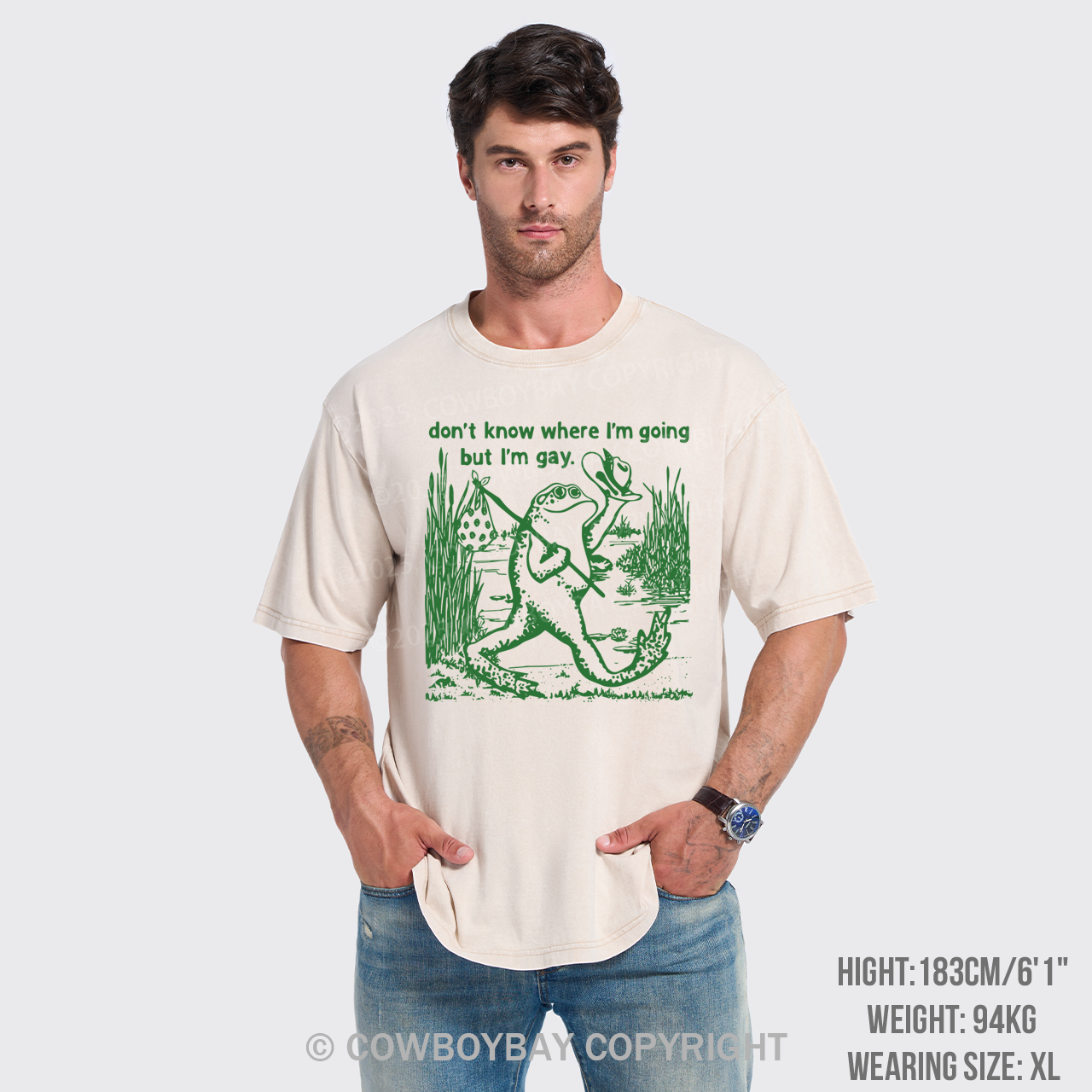 Gay Frog Garment-dye Tees