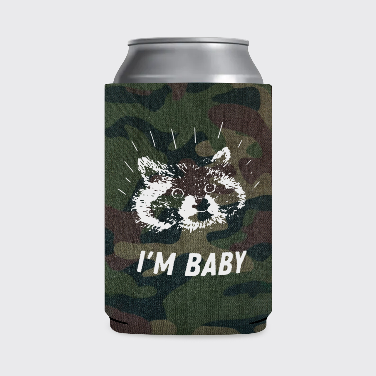 I'm Baby Raccoon Koozie