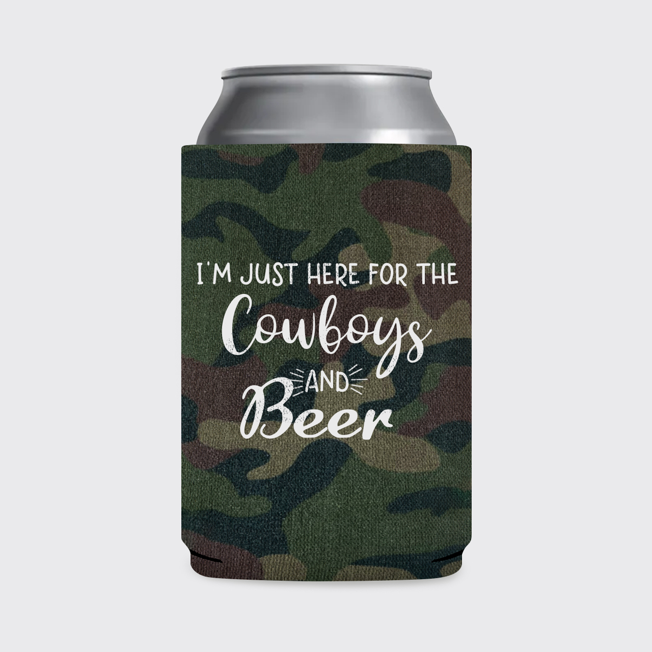 Western Cowboys And Beer Koozie