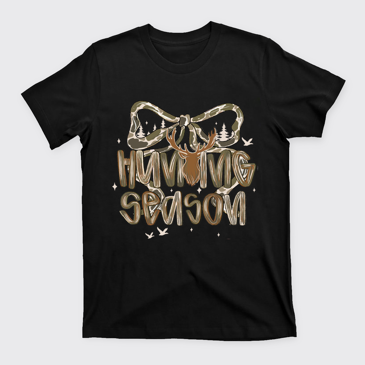 Hunting Season Camo Deer T-Shirts