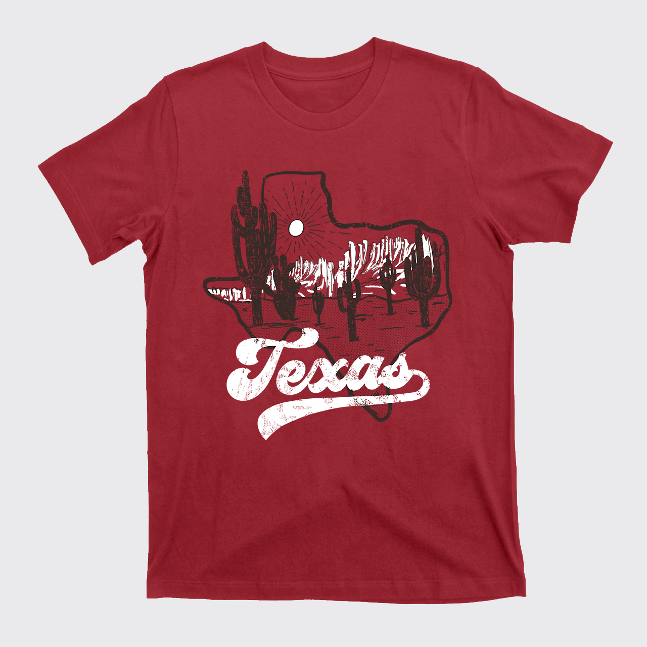 Texas Sunset Vintage T-Shirts