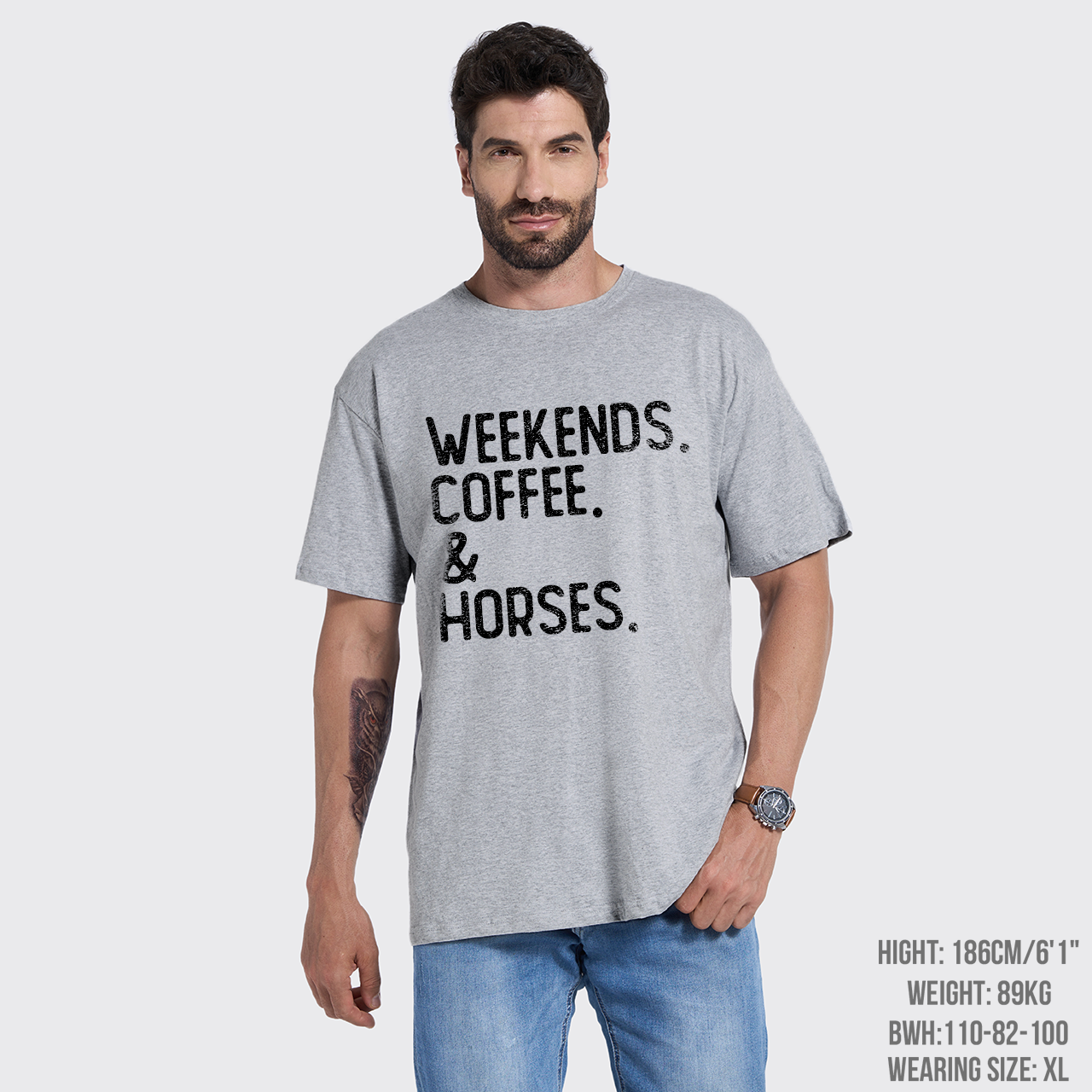 Weekends. Coffee. Horses. T-Shirts