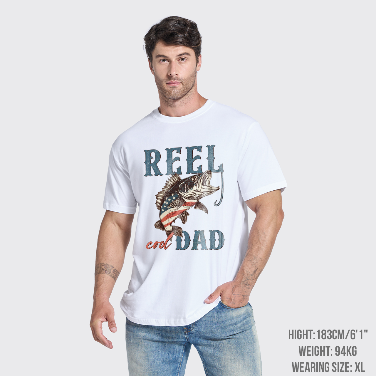 Reel Cool Dad-4th Of July T-Shirts