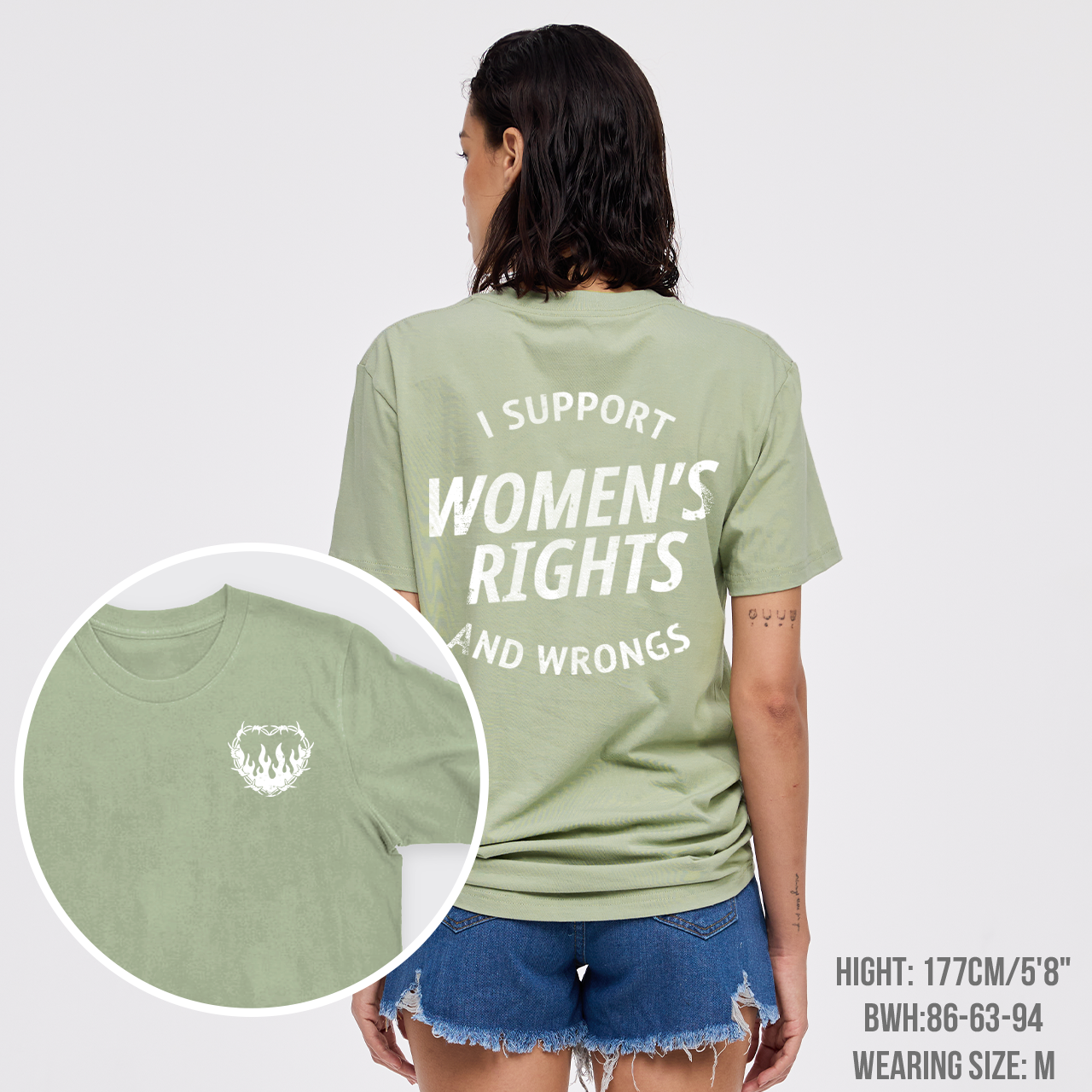 I Support Women's Rights And Wrongs T-Shirts