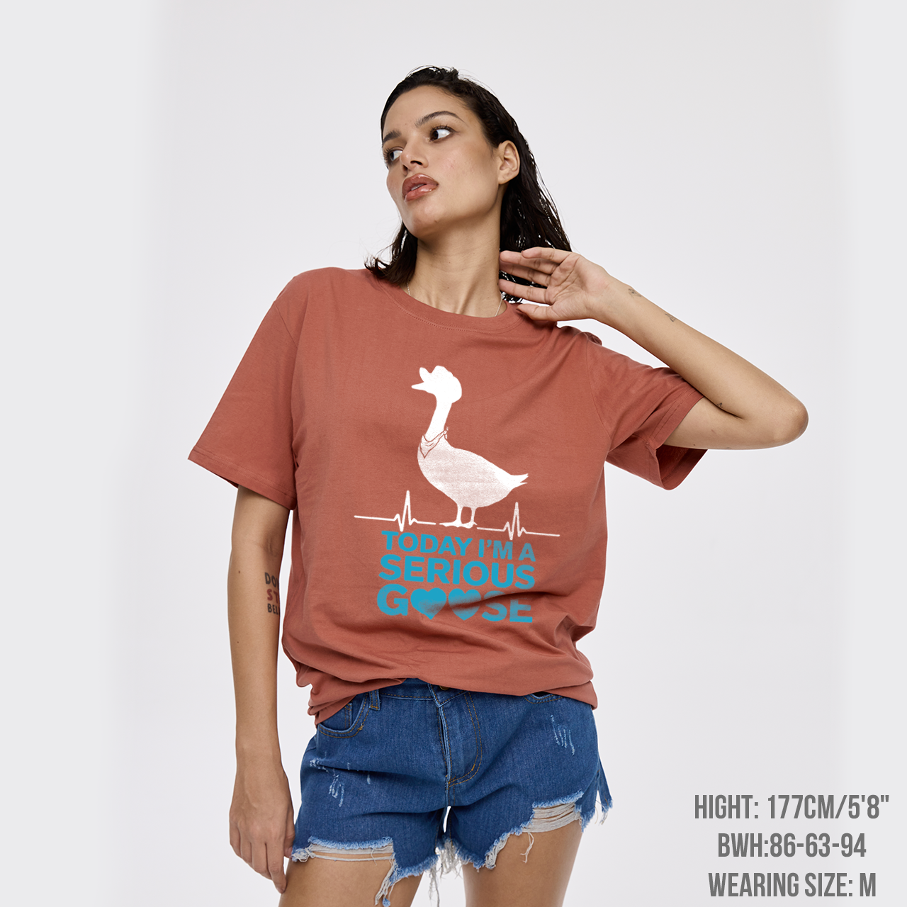 Funny Goose-Today I'm A Serious Goose T-Shirts