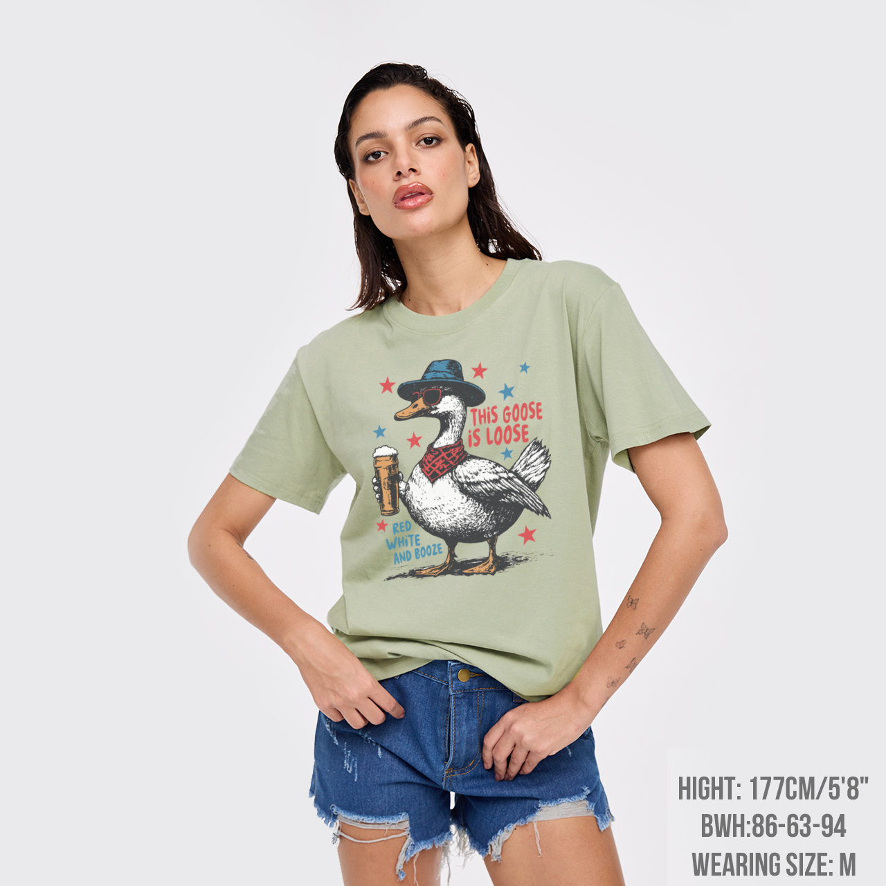Humorous 4th Of July-This Goose Is Loose T-Shirts
