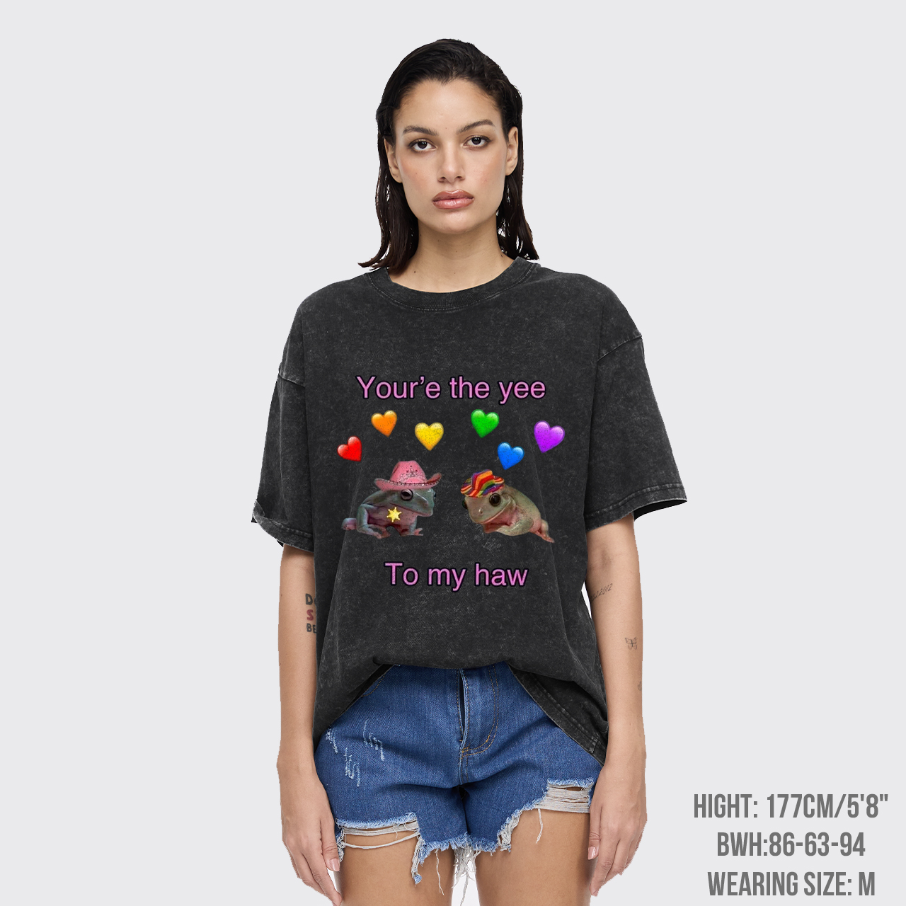 Your'e The Yee To My Haw Garment-dye Tees