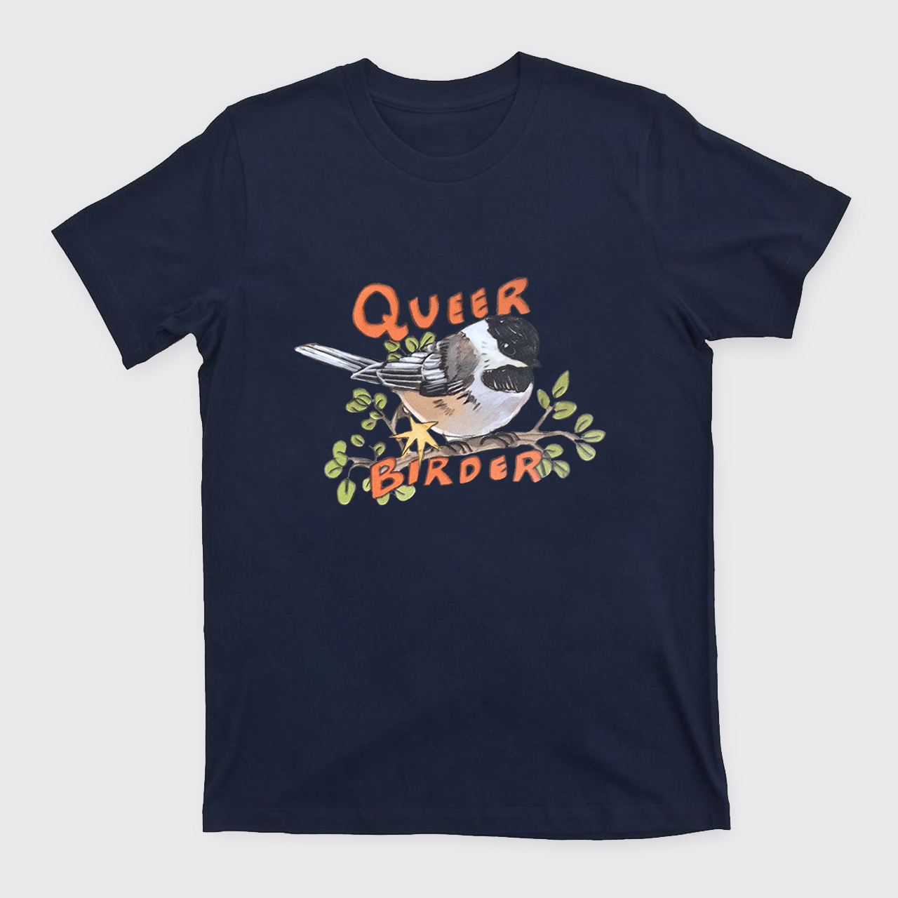 Queer Birder Chickadee T-Shirts