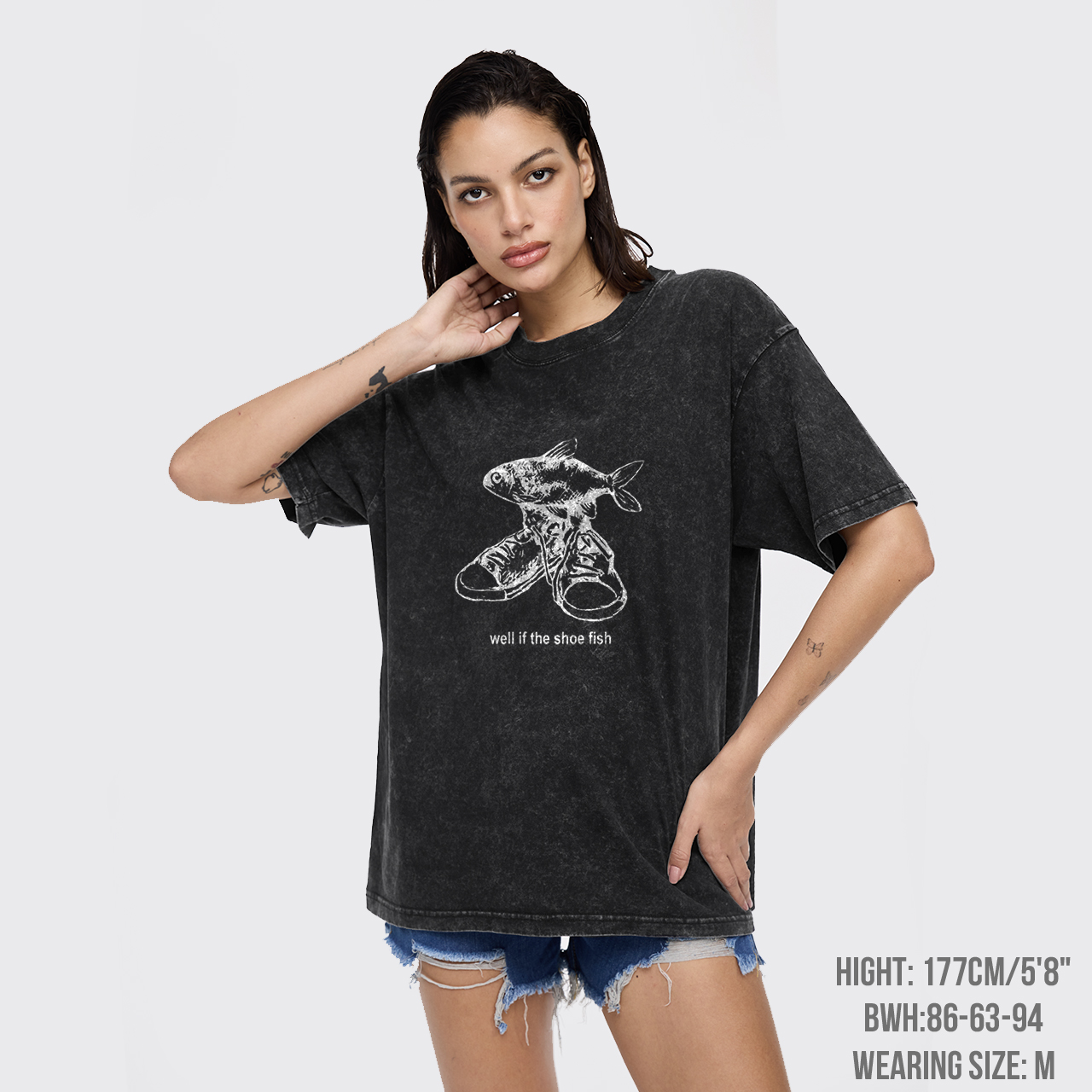 Well If The Shoe Fish Garment-dye Tees