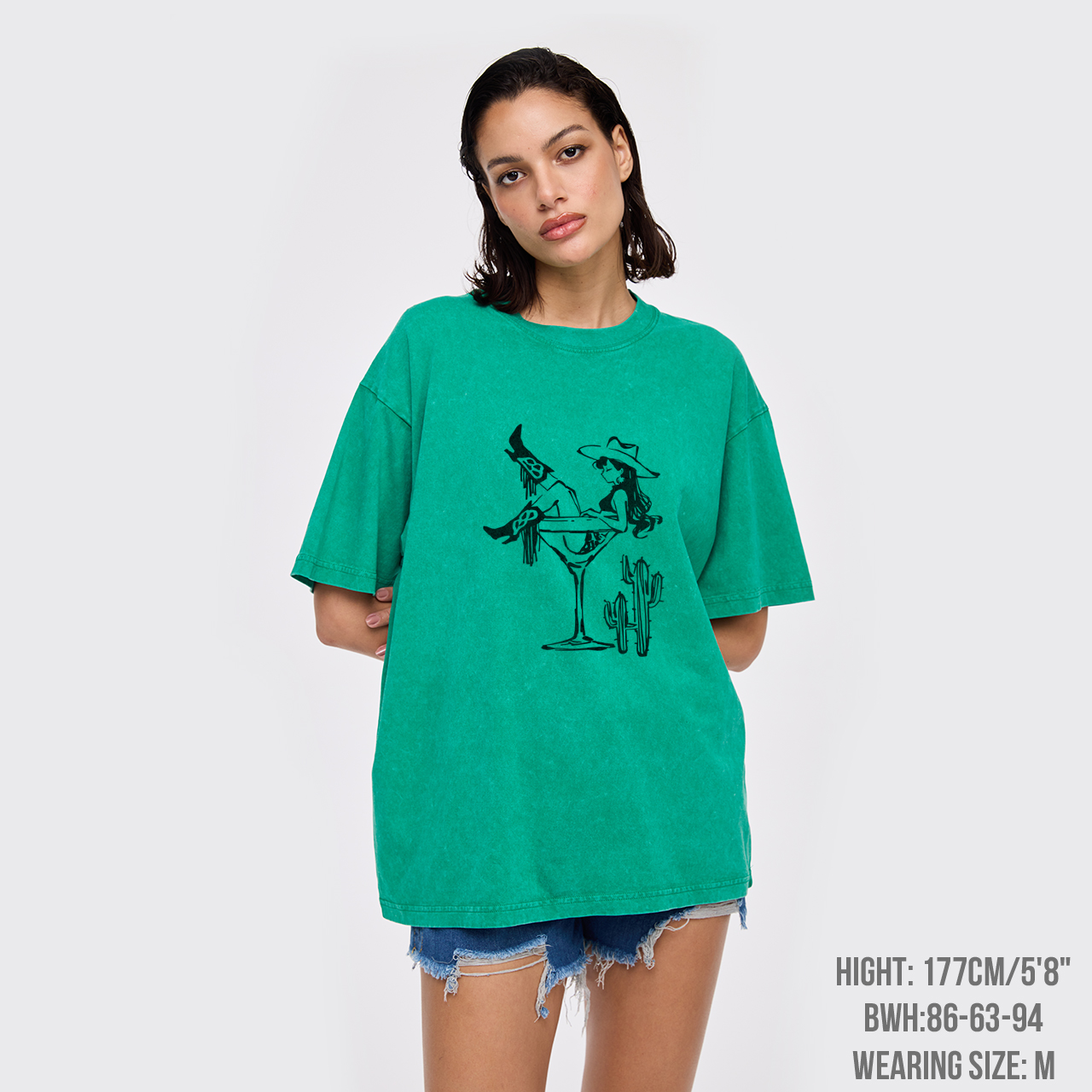 Cowgirl Martini Garment-dye Tees